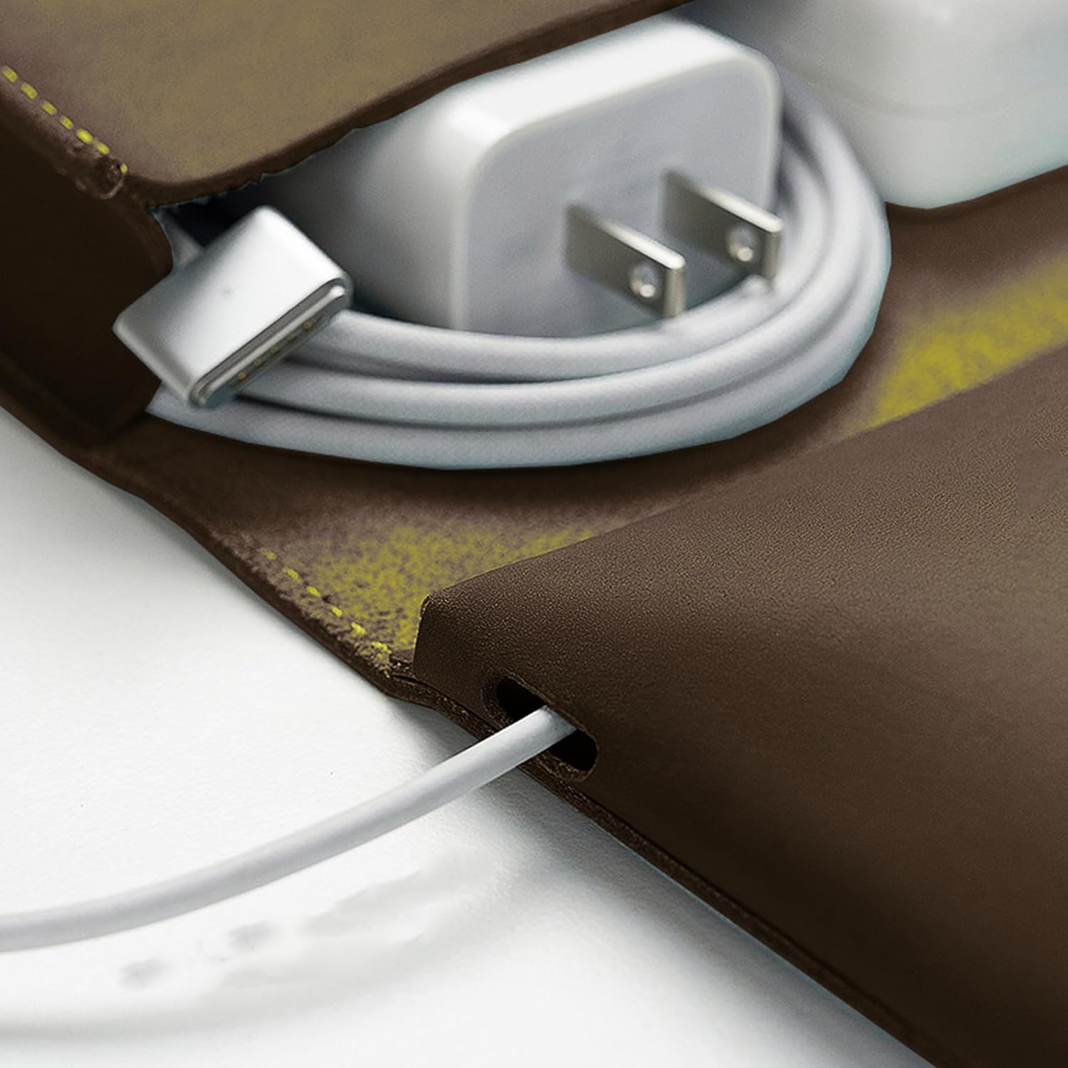 Leather Electronic Organizer Travel Case - Image 2