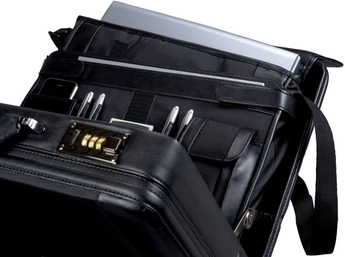 Leather Briefcase with Removable - Image 2