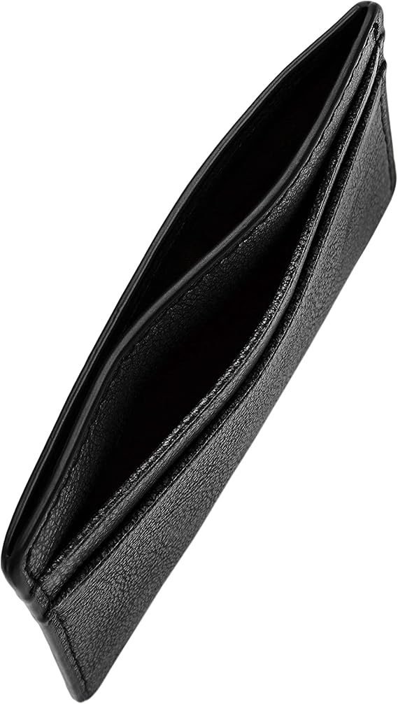 Leather Slim Minimalist Card Case - Image 2