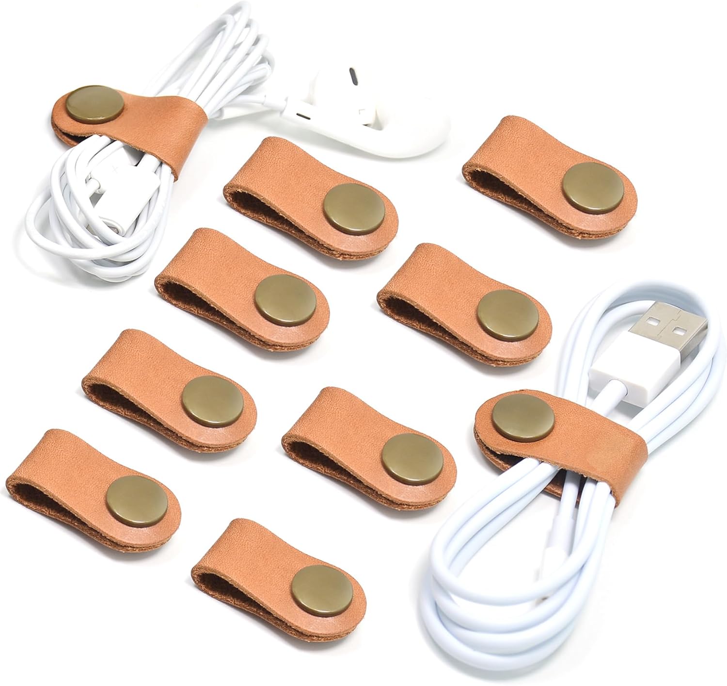 Leather Cord Organizer 10 Pack