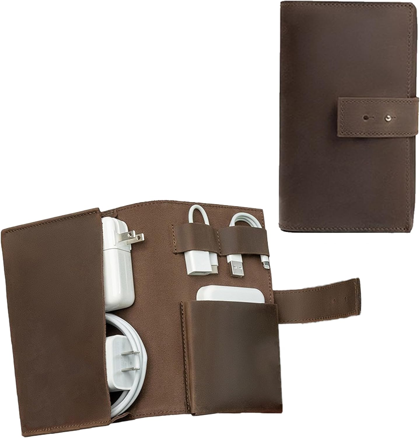 Leather Electronic Organizer Travel Case