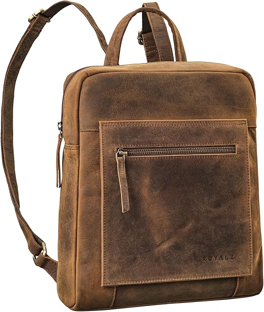 Women's Vintage Leather Backpack